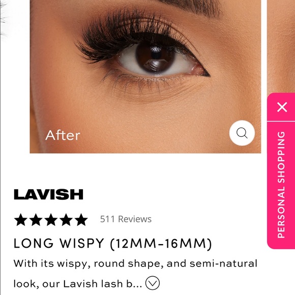 Black Glamnetic Eyelashes, Black magnetic eyelashes, glamnetic lashes - Picture 7 of 12